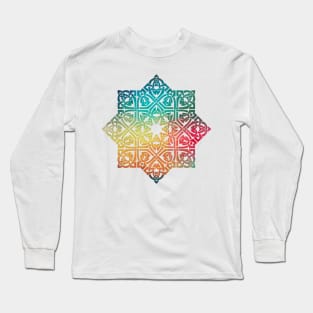 Abstract mandala design Long Sleeve T-Shirt